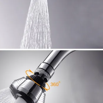 

360 Degree Kitchen Sprayers Water Bubbler Swivel Head Saving Tap Faucet Aerator Connector Diffuser Nozzle Filter