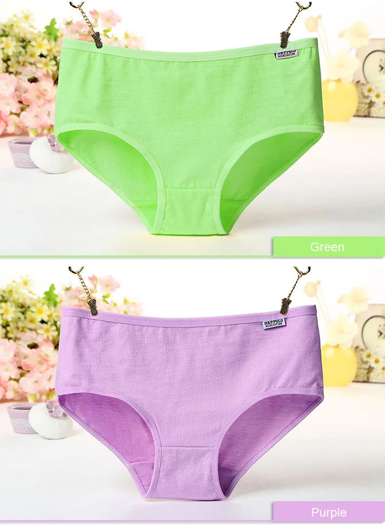 Free shipping 8pcslot New Women's Cotton Panties Girl Briefs Ms. Cotton Underwear Bikini Underwear Sexy Ladies Briefs (13)