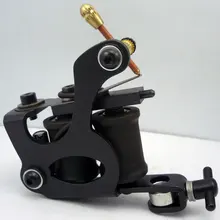 Хромовая татуировочная машина для начинающих тату машина 10 деформаций катушки пистолетов для вкладышей и шейдеров TM-350