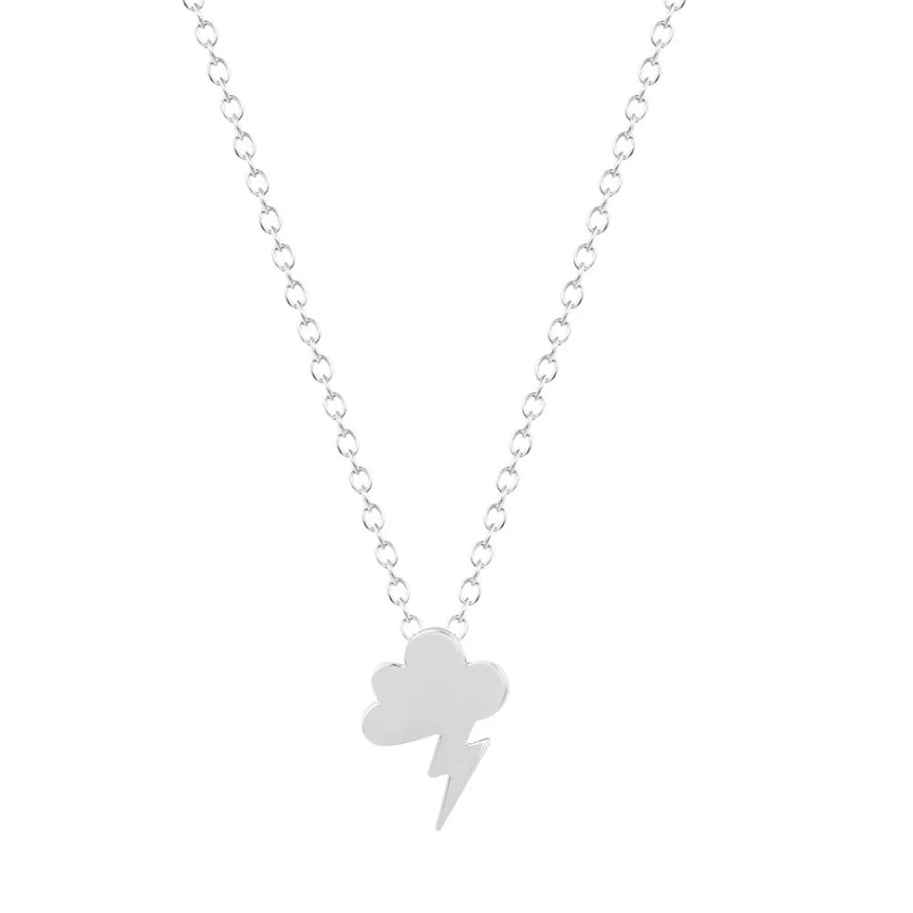 

Little Lightning Cloud Necklace Pendant Vintage Jewelry Brand Birthday Party Gift For Girls Women Necklaces Gift