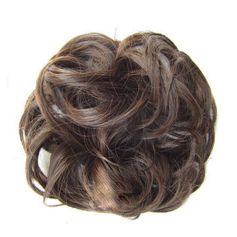 Эластичный парик для женщин DIY кудрявые волосы кольца кусок скручивание невесты-макияж булочка цветок волосы шиньон хвост горячий парик