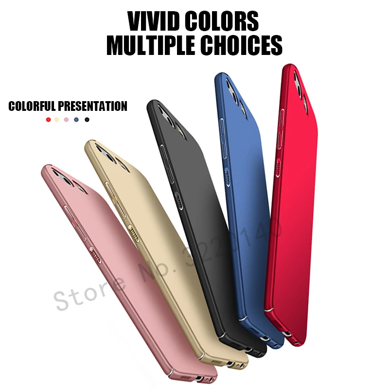 Luxury Slim Hard Back Matte Cases For Huawei P10 P9 P8 lite case PC Full Protect Phone Cover For huawei p8 p9 lite 2017 p10 plus2
