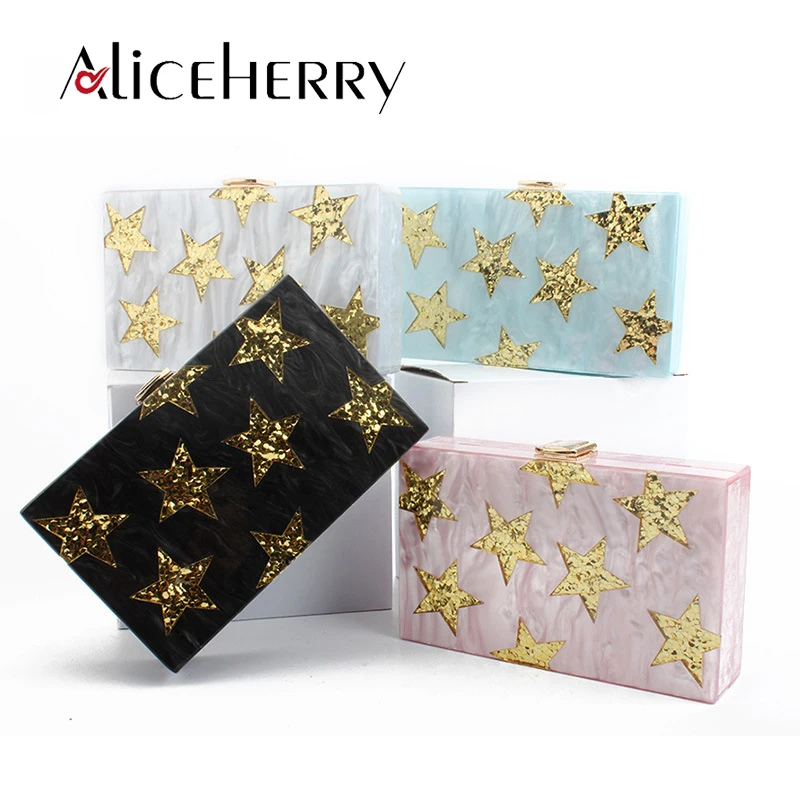 

New 2018 Women Evening Bags Fashion Acrylic Box Clutch Bag Female Wedding Clutches Purses and HandBag High Quality