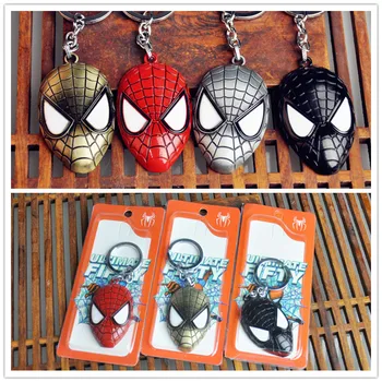 

Super Hero Spider-man The Amazing Spiderman Keychain Metal Key Chain Alloy Key Rings Key Holders Wholesale Size 6*4cm