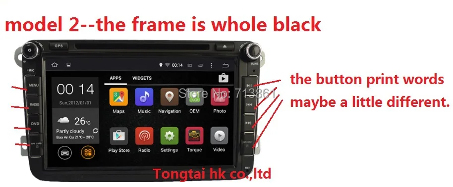 Sale Android 8.1 for VW B6,tiguan,golf jetta 2din car dvd,gps,wifi,radio,bluetooth,Steering wheel Canbus,free 8g map mic,touch screen 29