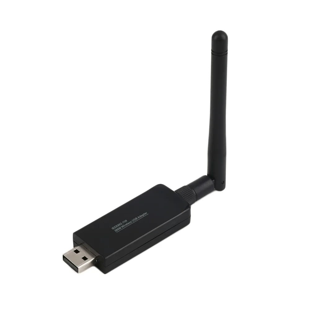  2016 Hot 300M 802.11n/g/b USB Wireless Network Card LAN Adapter WiFi With Antenna High Quality 