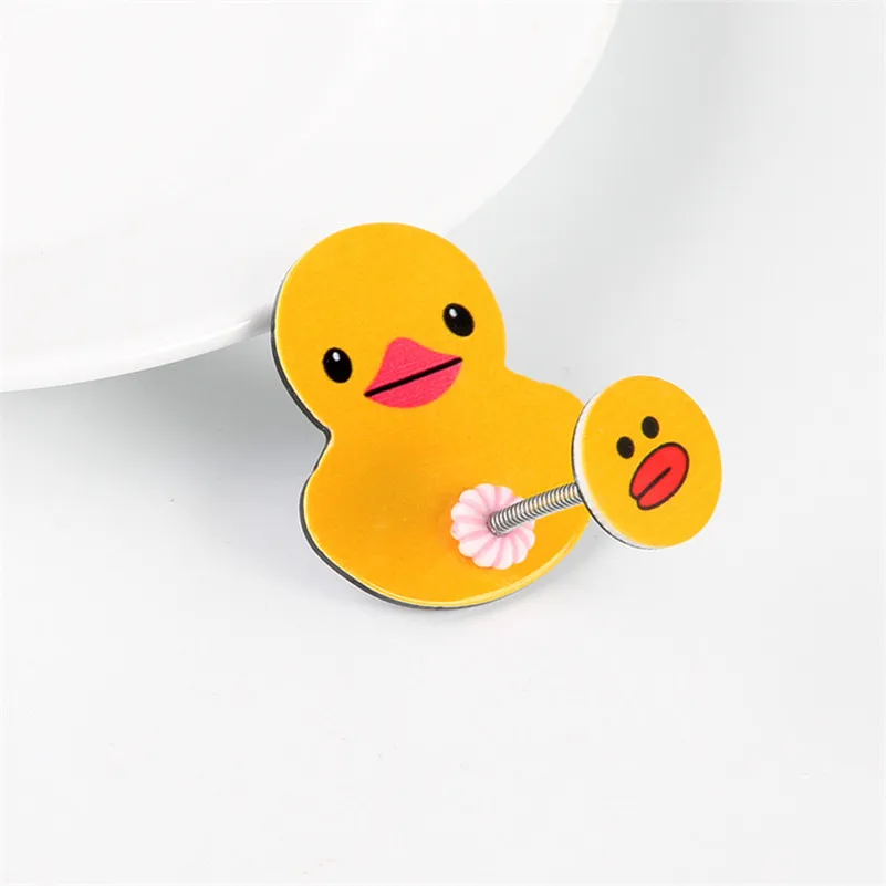Корейские милые заколки-бантики для волос для девочек головные уборы кролик конфеты цветок весна заколки детские весенние заколки детские аксессуары для волос - Цвет: 9 Yellow Duck