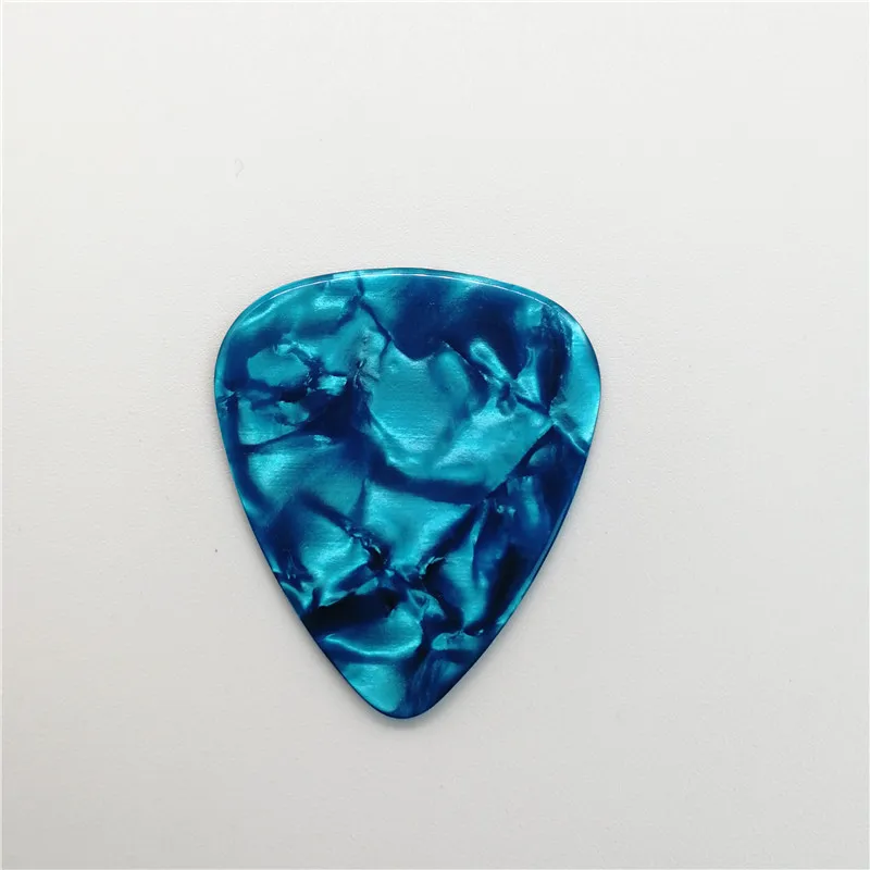Premimum Quality Light Blue Pearl Celluloid Guitar Picks Blank Pearloid Sky Blue Guitar Plectrum 100PCS MOQ