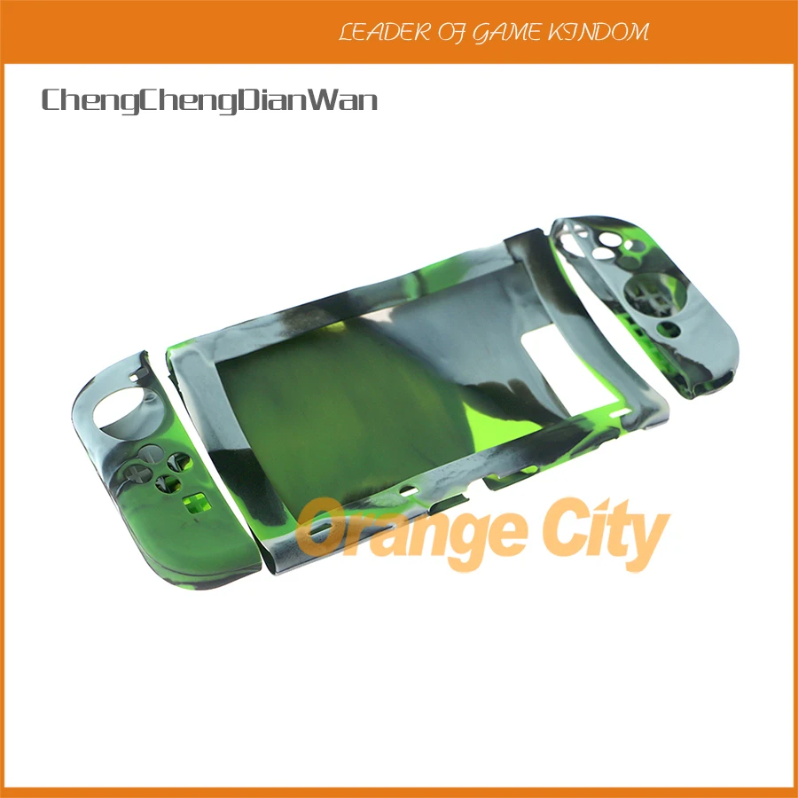 Durevole Camouflage Camo Silicone Gel Rubber Soft Sleeve Skin Grip Cover Case Per Switch Ns Console Joy-Cons