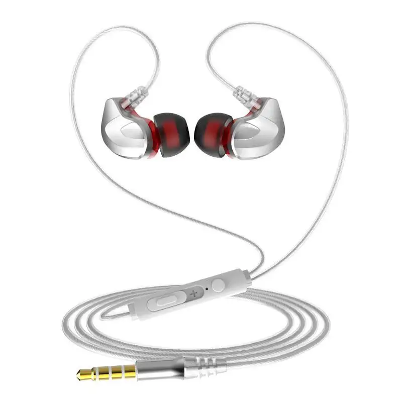 

BEESCLOVER Universal Phone Wired Call Sports Gaming Headset Line Control Earphones In-Ear 3.5mm for Apple Android Earset r20