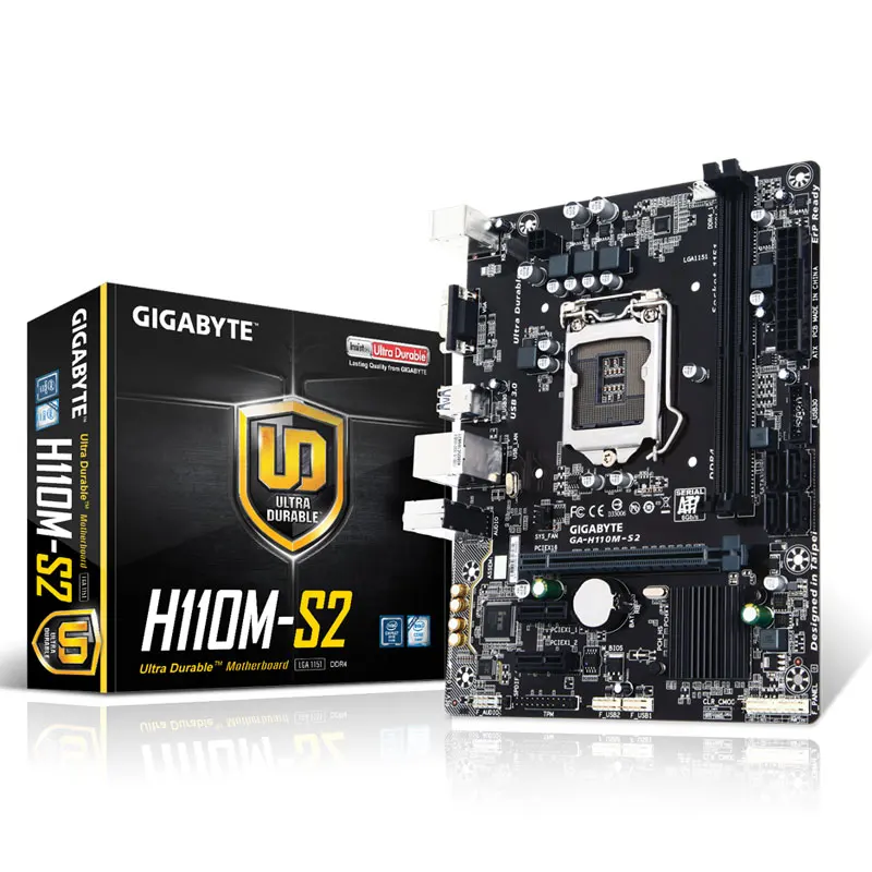 Полностью новая Материнская плата Gigabyte GA-H110M-S2 Socket LGA 1151