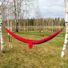 Double 2 Person camouflage Ultralight Travel Parachute Home Hammocks Outdoor Camping Hammock Sports Leisure Travel Hang Bed
