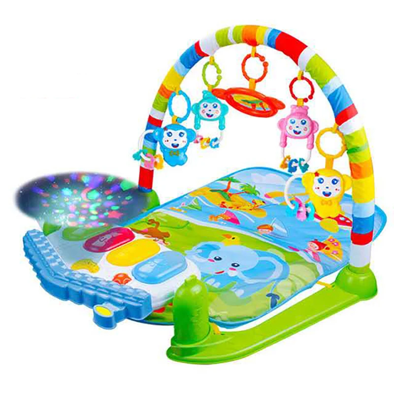 

Gilrs&Boys Fitness Frame Multifunction Foot Piano Music Game Blanket Pedal Piano Fitness Rack Belt Music Remote Control 698-55