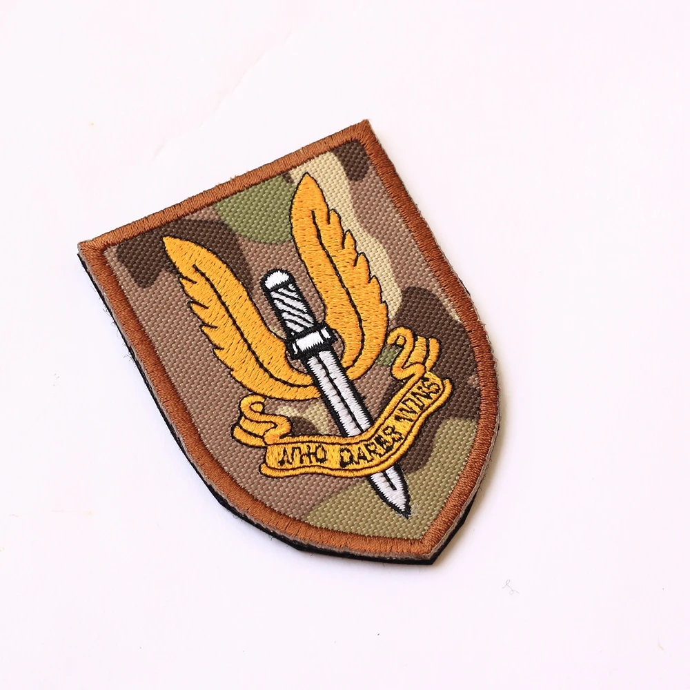 

TSNK Military Enthusiasts Embroidery Patch Army Tactical Boost Morale Badge "SAS" Armlet Badge Shoulder Patch