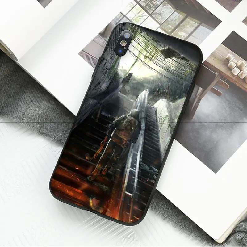 Ruicaica Game Metro 2033 черный ТПУ Мягкий силиконовый чехол для телефона iPhone 8 7 6 6S Plus 5 5S SE XR X XS MAX чехол