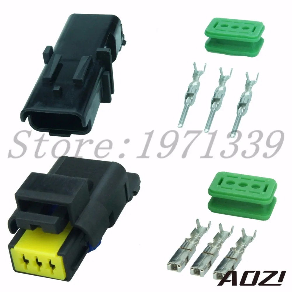 10 Sets Number 211PC032S0049 211PL032S0049 Auto Wire Harness Connectors 3Pins Female Adapter Male Plastic Connector And Terminal-in Connectors from Lights ...