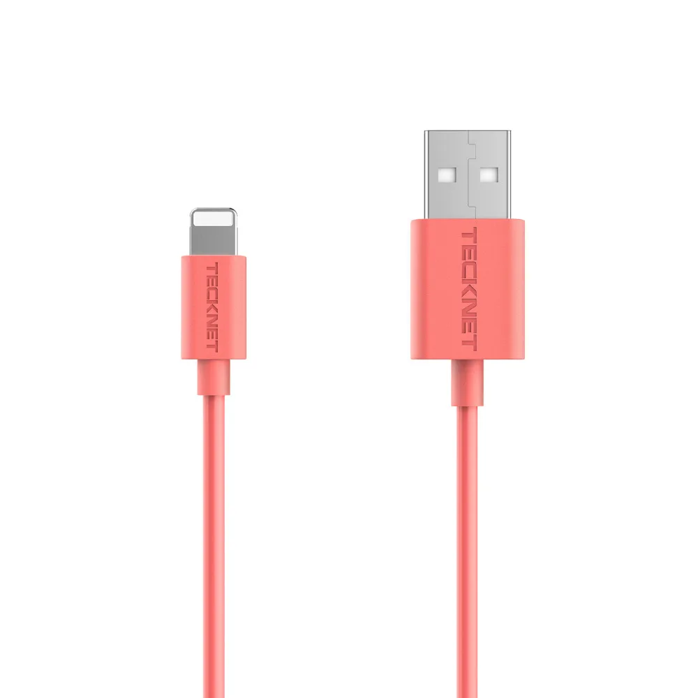 TeckNet кабель с сертификацией MFi 1 м USB зарядное устройство кабель для IOS10 iPhone XR X XS MAX 8 7 5 6 6S Plus 2.4A Быстрая зарядка кабель для передачи данных