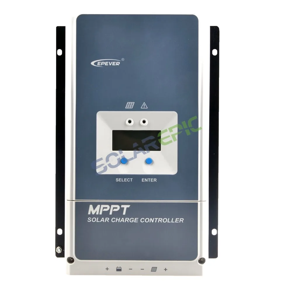 Controlador de Carga Tracer-um e Medidor Epever Mppt Solar Remoto 12 v - 24 36 48 Regulador Automático Max pv 150 200 80a 6 High Quality Renovação da Casa