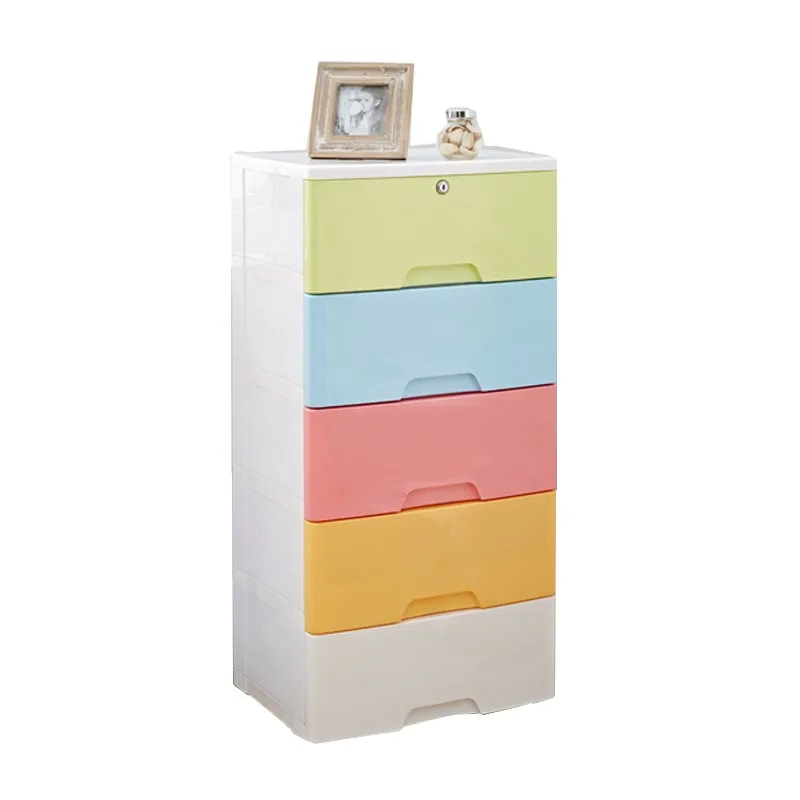 Thick Plastic Drawer Storage Cabinet Locker Baby Wardrobe Savings