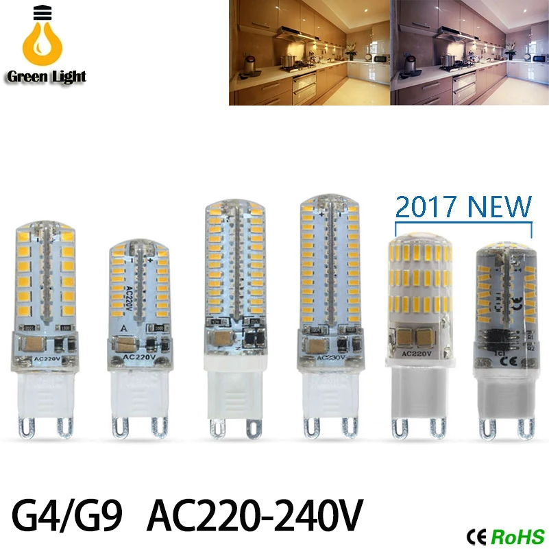 Низкая Цена светодиодные лампы SMD 2835 3014 LED G4 G9 3 Вт 7 9 10 12 DC12V AC220V 360 градусов заменить