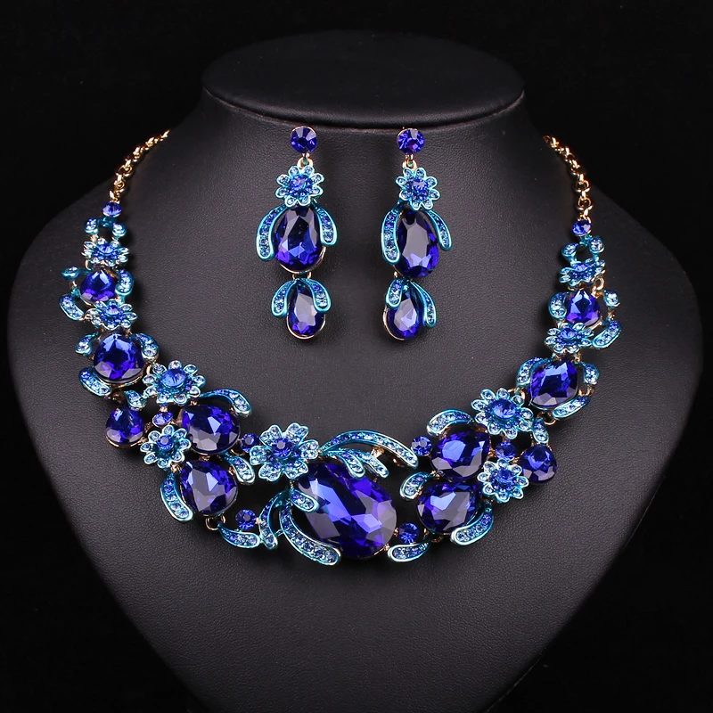 Earrings Necklace Drop Fashion 3