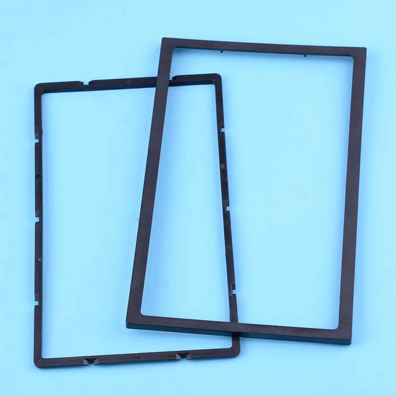 

Mounting Radio Frame Car DVD Player Panel Plastic Black Interior Decors Install 2Din Frame