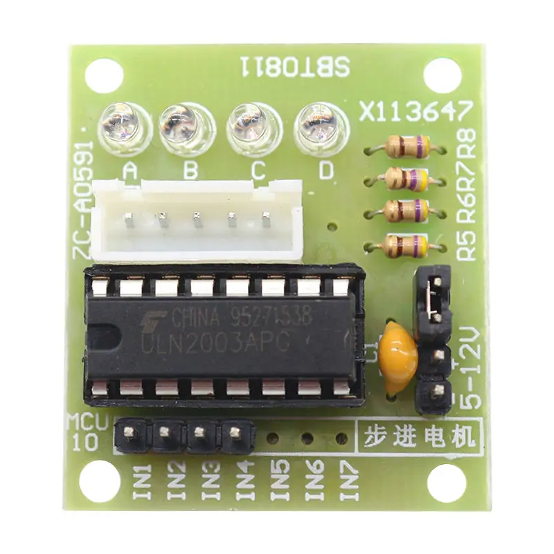 Glyino 5V 4 фазный шаговый двигатель + плата драйвера ULN2003 для Arduino 1x драйвера|uln2003