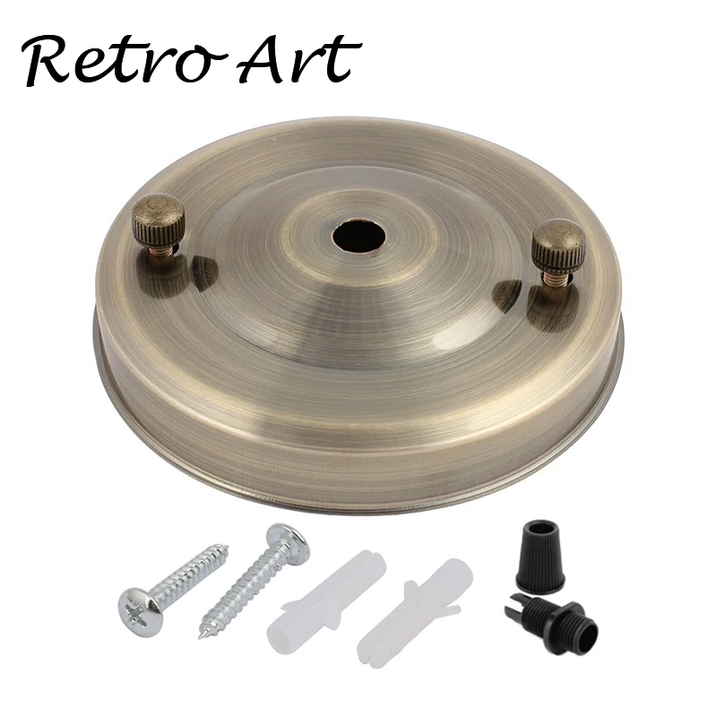 Galvanised Industrial Ceiling Rose Plate Conduit Filament Cable