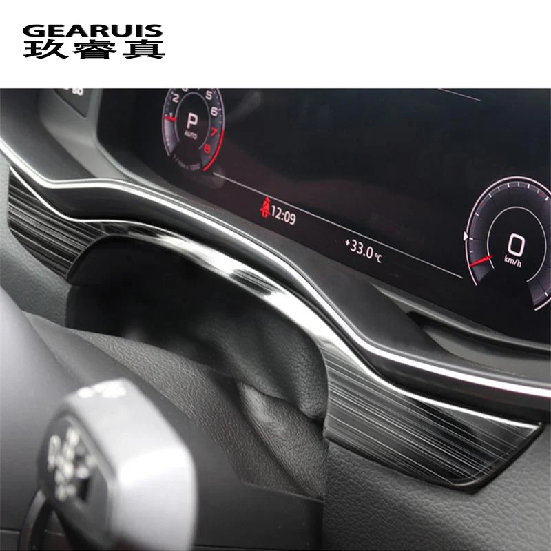 Autocollant Fibre De Carbone Véritable – Tableau De Bord Audi A6 S6 C7 A7 S7 4G8 2012-2018 – Gauche Ou Droite – Look Luxe & Protection