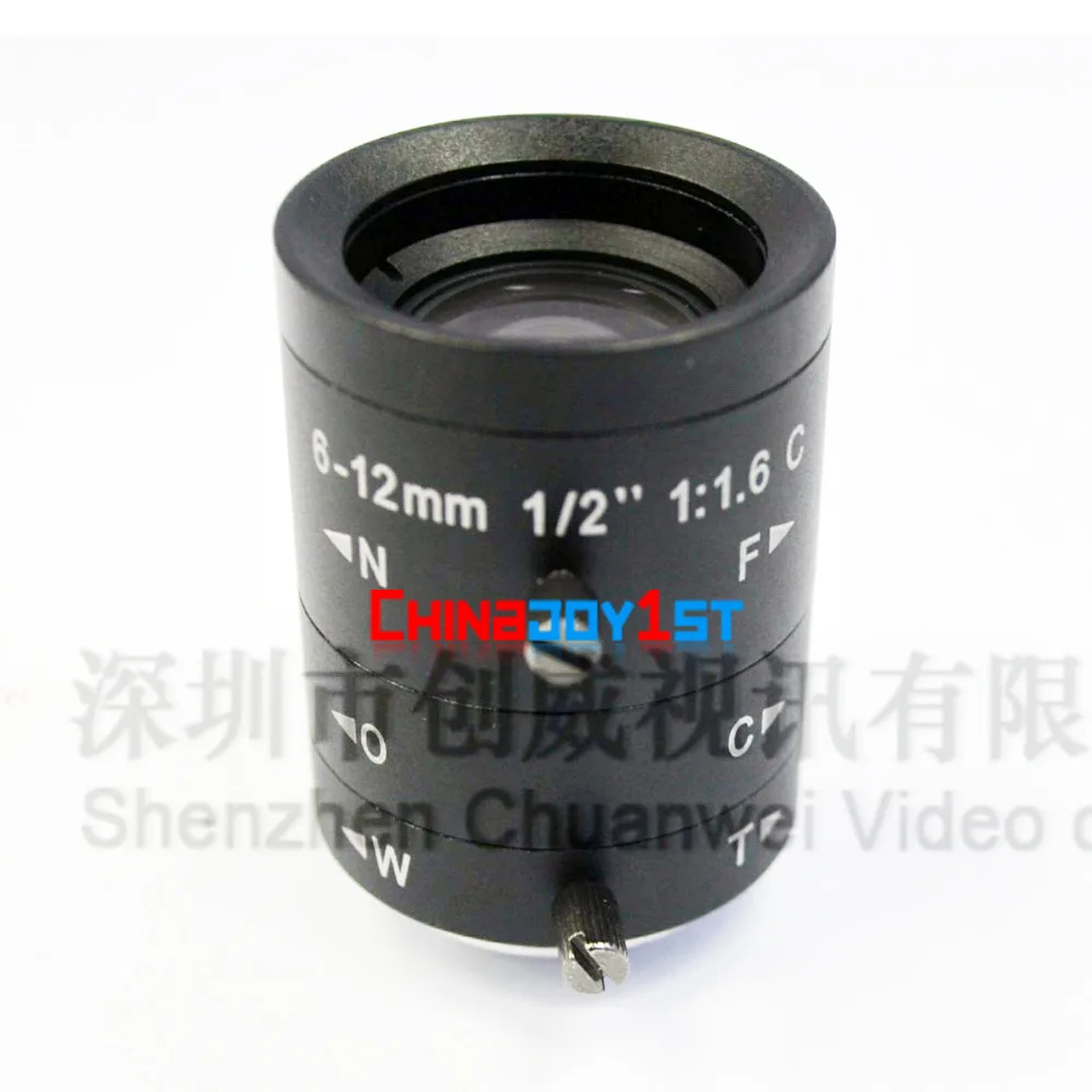 New 3.0Mega Pixel Varifocal Lens 6 12mm lens with 1/2" CS