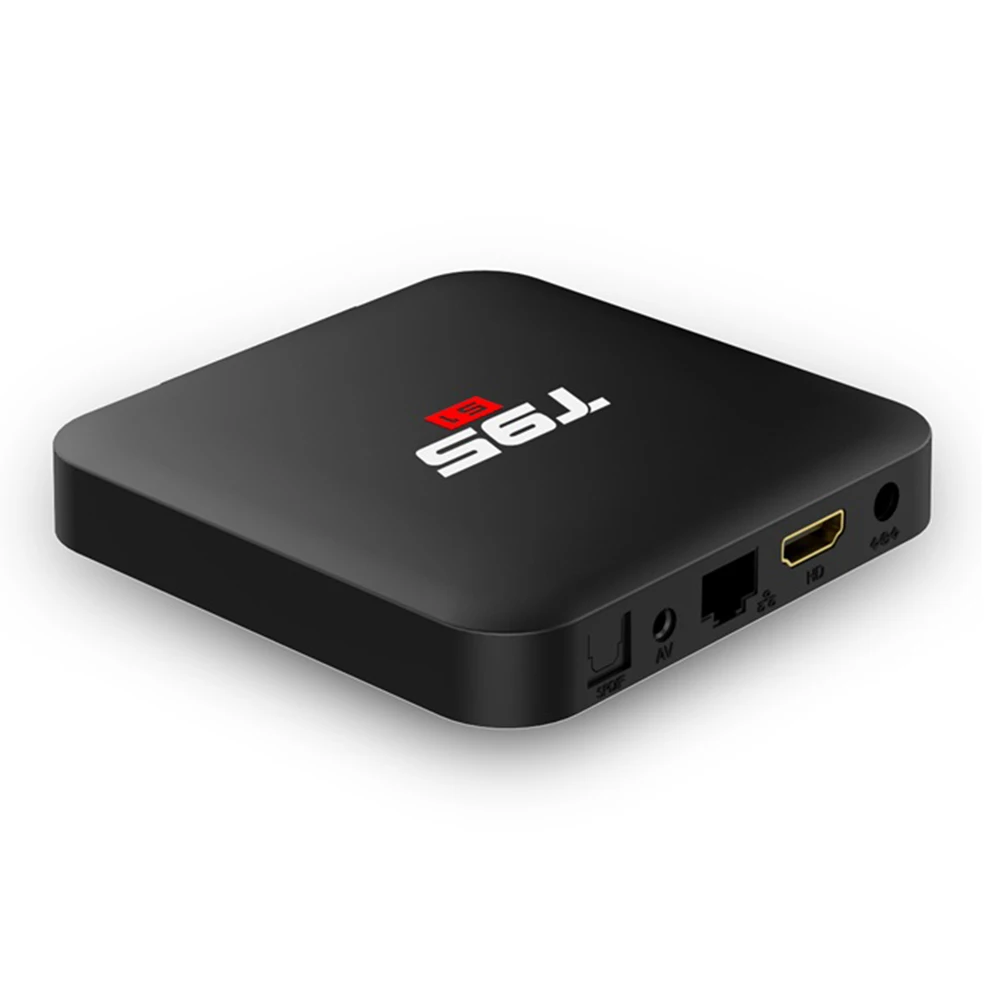 Amlogic S905W четырехъядерный 2G/16G Android 7 1 ТВ приставка WiFi T95 S1 смарт Поддержка HD AV с T2 L