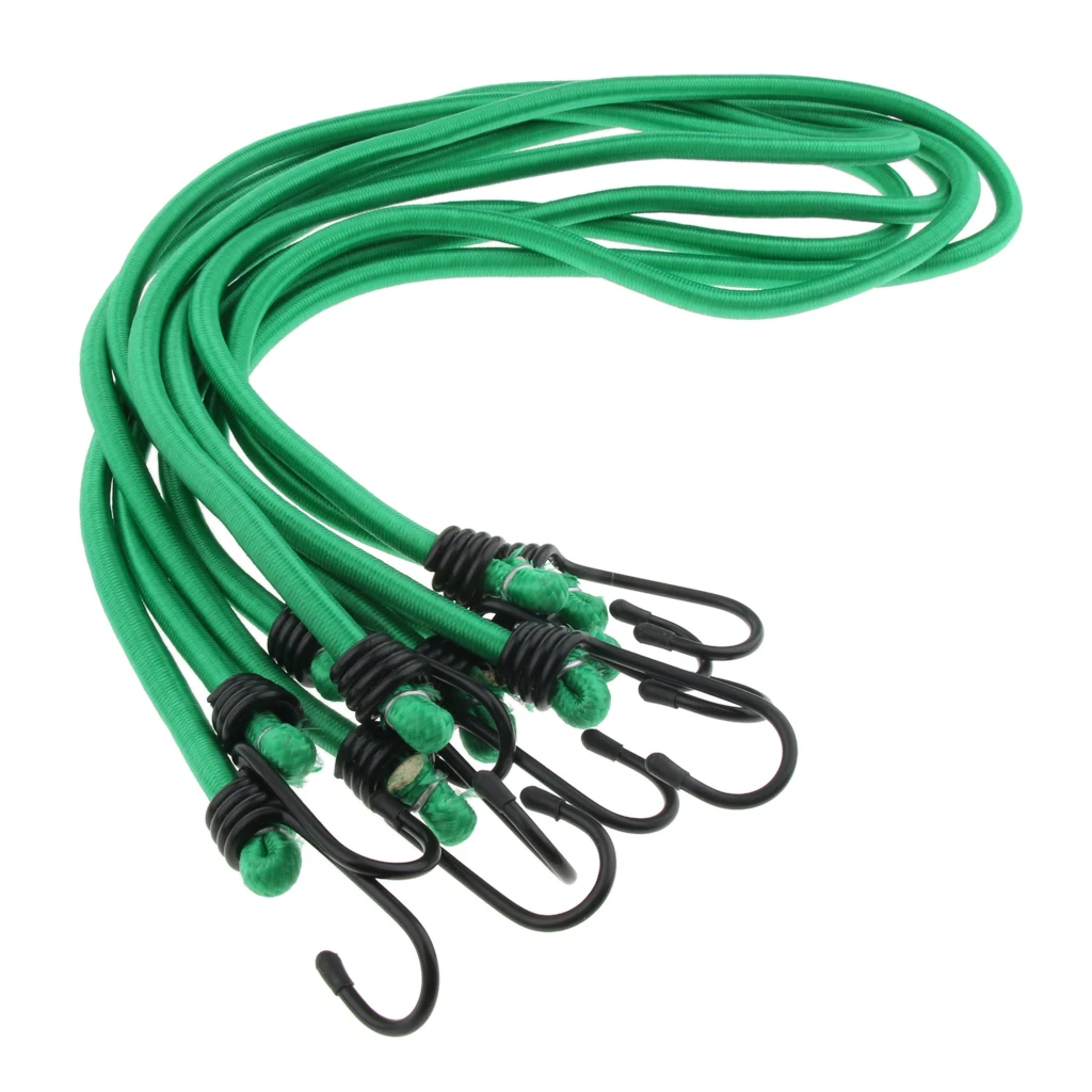 

5pcs Elastic Rope Cord Shock Rope Stretch Band Tie Down Kayak Boat Tent Poles Repair Craft Accessories for Tent Awning Canopy