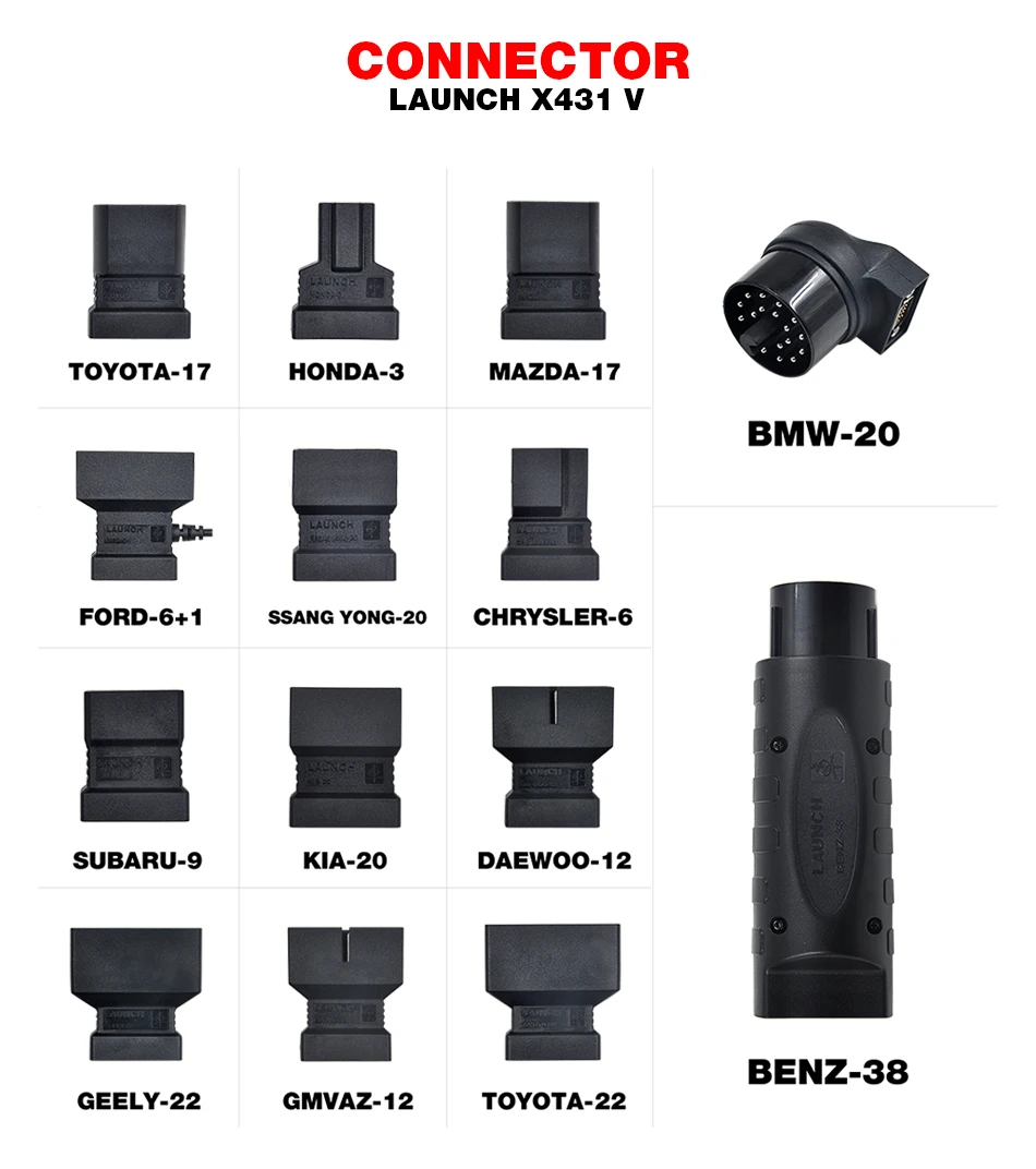 Launch X431 V 8 дюймов WiFi/Bluetooth полная система OBD диагностический инструмент 2 года бесплатное обновление поддержка инжектор и ключ кодирования