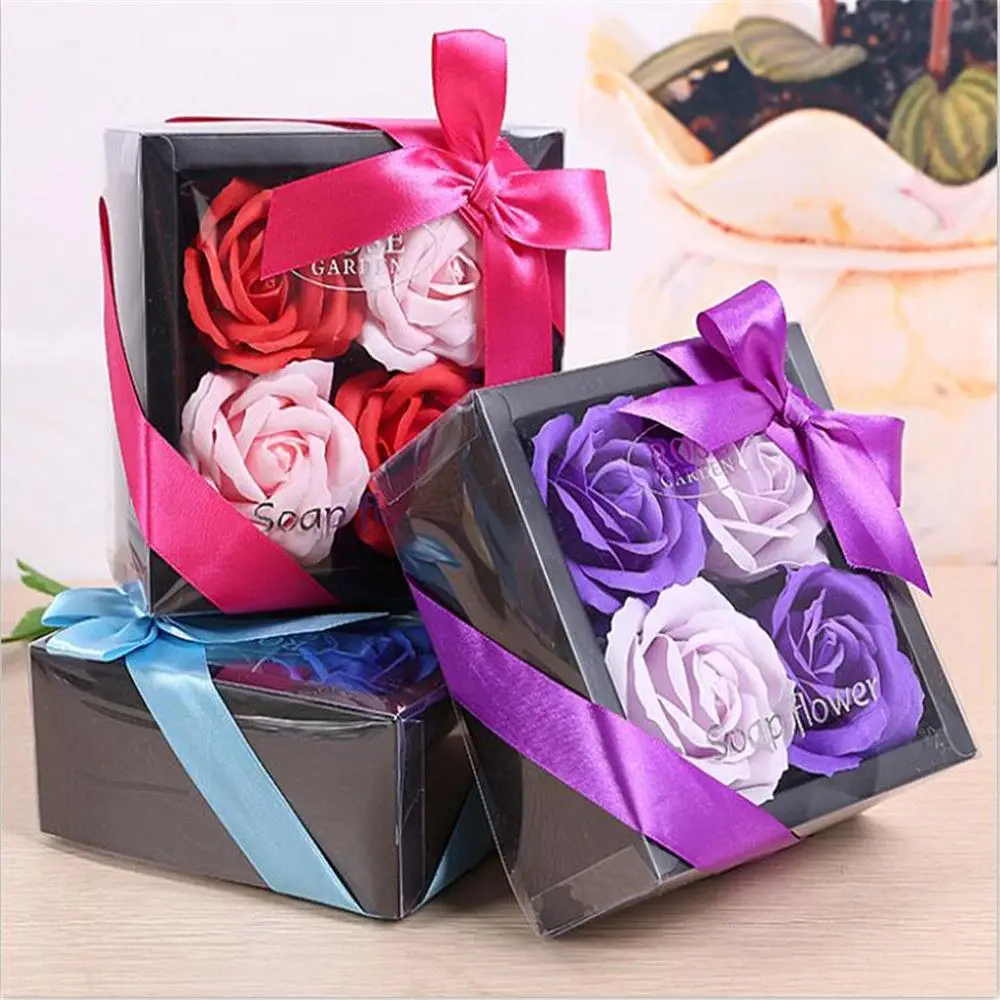 Artificial Flowers Rose Soap Flower Valentine's Day Gift for Girlfriend