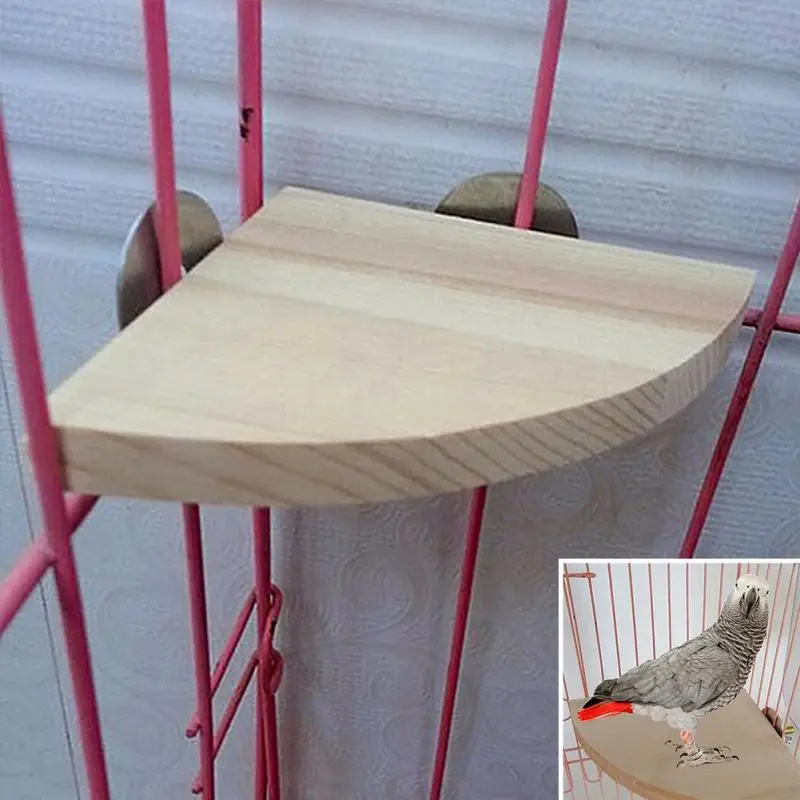 

Birds Toy Wooden Parrot Bird Cage Perches Stand Platform Pet Parakeet Budgie Toys Hanging Resk Toy Gift Supplies #0521