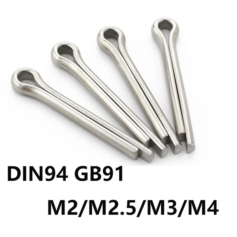 50 шт. 25 DIN94 GB91 M2/M2.5/M3/M4 304 Cotter из нержавеющей стали/Φ * 16 мм/20 мм/25 мм/30 мм/35 мм/40 мм/45