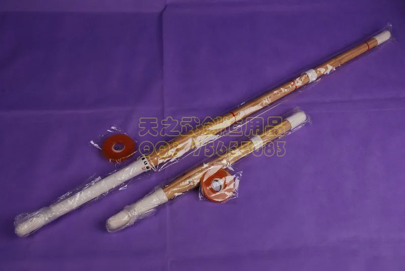 62 см двойной бамбуковый нож короткие бамбуковые мечи Kendo akimbo Nitouryuu два меча один
