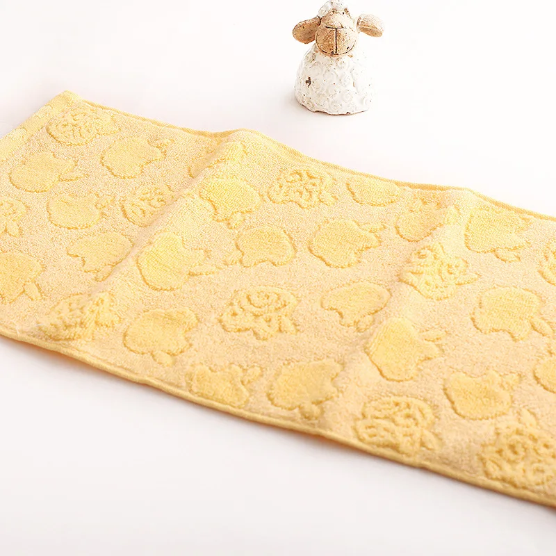25x50 см бамбуковое волокно и твист бесплатно хлопок детское полотенце для рук оптом домашнее очищающее лицо для детей Высокое качество