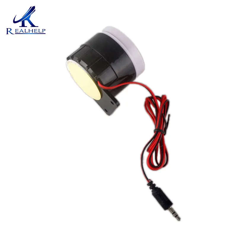 Mini bocina de sirena fuerte para el hogar, sistema de alarma de sonido de seguridad, protección para el hogar, color rojo y negro, Cable de 72mm, 120dB, DC12V 24V 5V - Imagen 5