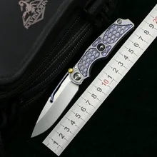 Складной нож kevin john Tilock лезвие m390 титановая ручка универсальный