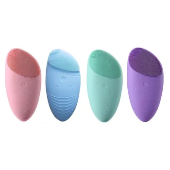 

Mini Electric Silicone Facial Brush Cleansing Instrument Ultrasonic Beauty Facial Massage Equipment Skin Cleanser Brush