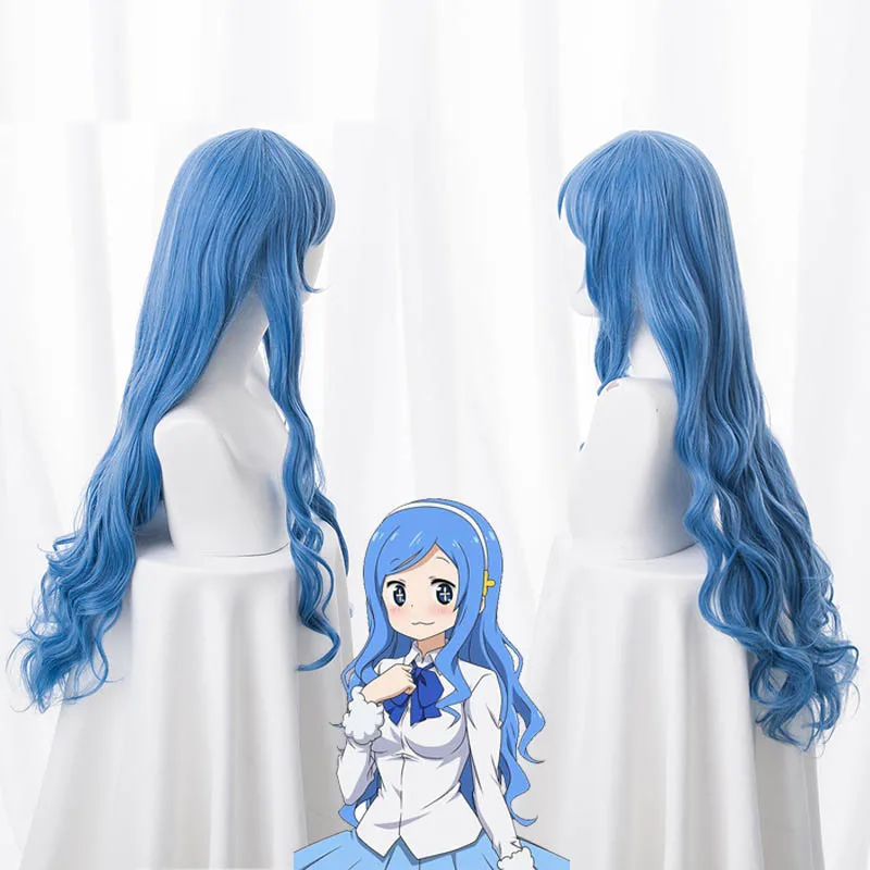 Cosroad аниме Himouto Umaru парик Чан Tachibana Sylphynford косплей смешанные синие длинные кудрявые