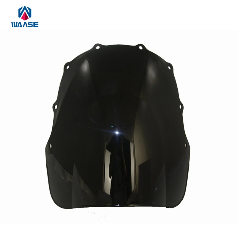 Waase мотоцикл двойной пузырь ветровое стекло щит экран для Kawasaki ZZR400 1993-2007/ZZR600 1993-2004