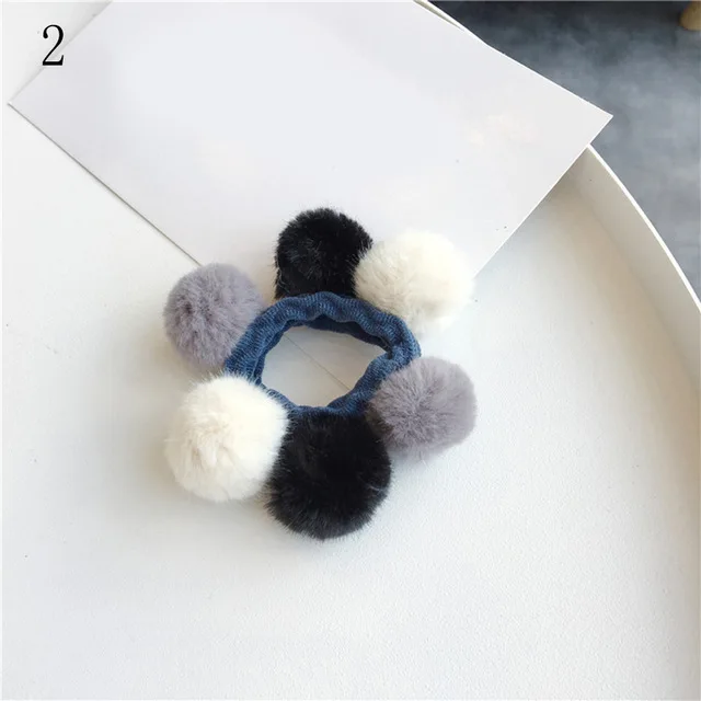 Girls Hair Accessories with Small Lovely Soft Faux Fur Ball Pompom Hair Tie Elastic Colorful Hairball Girls Bands Rings Hair Girls Hair Accessories with Small Lovely Soft Faux Fur Ball Pompom Hair Tie Elastic Colorful Hairball Girls Bands Rings Hair
