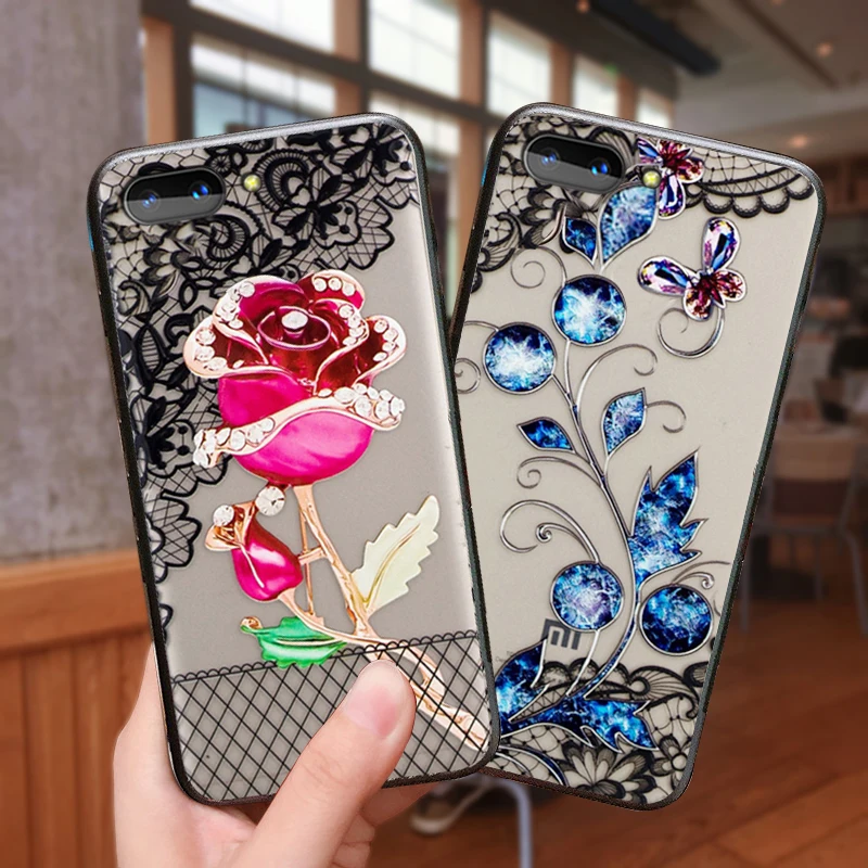 YueTuo coque чехол для huawei Honor 10 Lite Honor10 роскошный 3d на жестком ПК Защита сотового