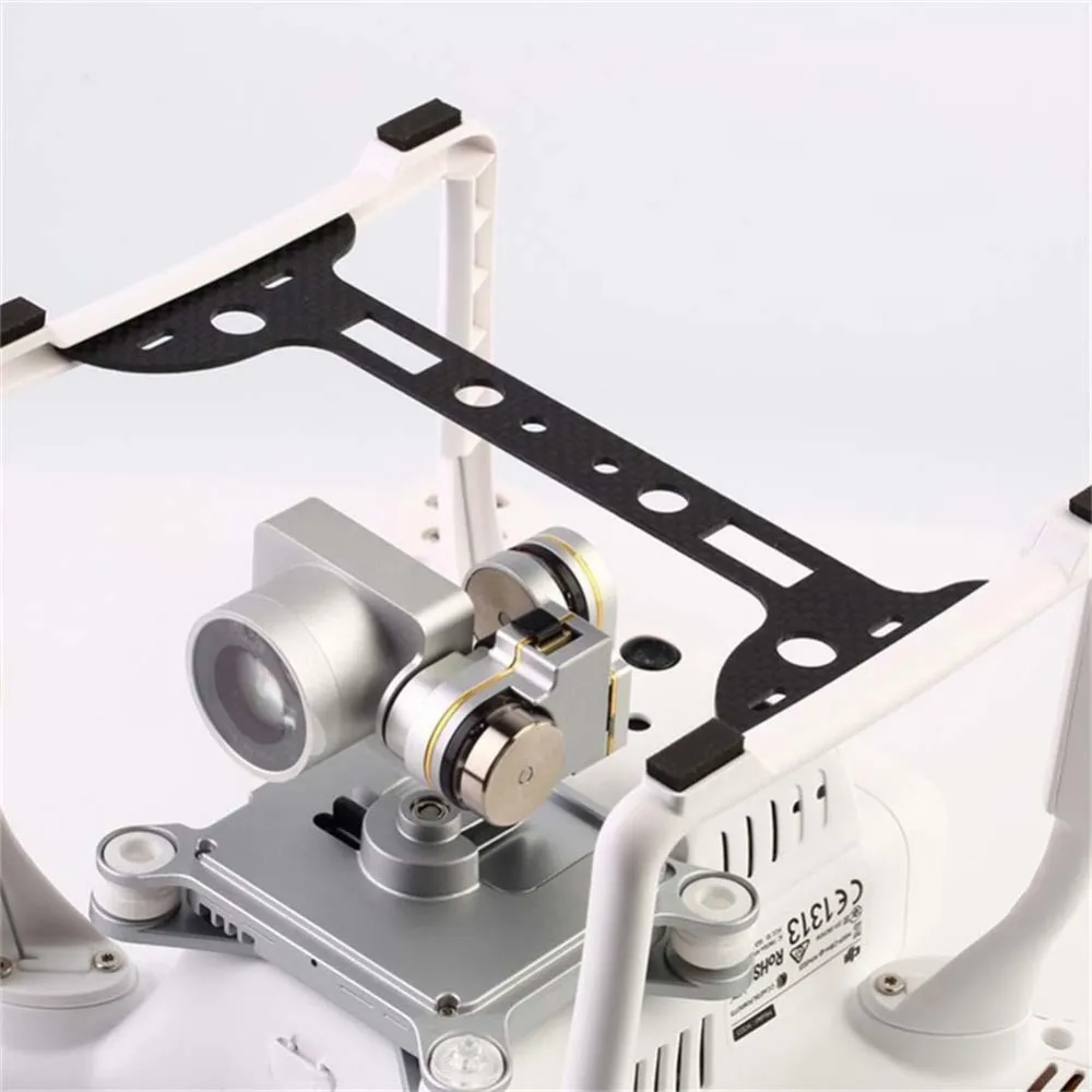 DJI Phantom 3 2 Gimbal Camera Crash Protector Guards Board Plate Carbon Fiber