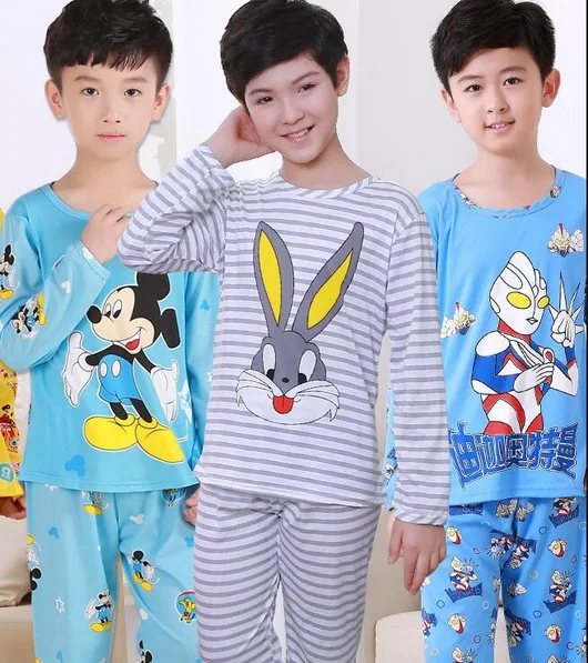 Новые пижамные комплекты для девочек весеннее ночное белье с длинными рукавами детская ночная рубашка с рисунком Осенние комплекты домашней одежды для детей от 3 до 14 лет, YW355