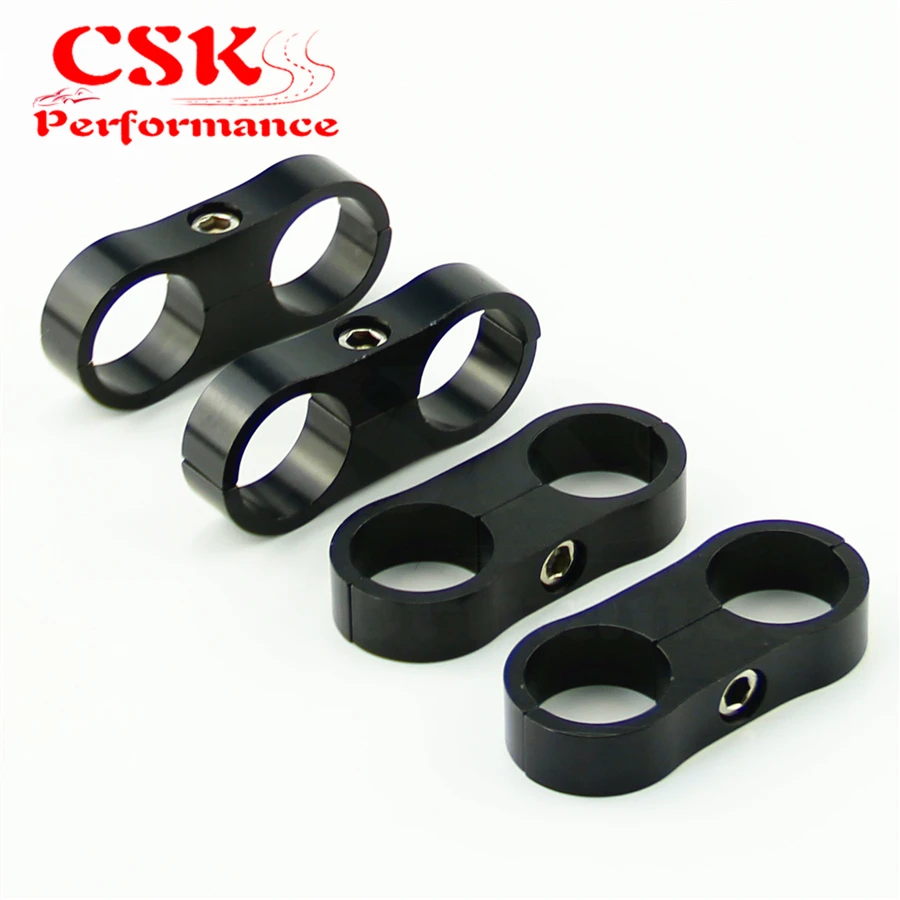 12AN Fittings Kit Black yjracing 20Ft 12-an Nylon Oil Fuel Gas Line Hose