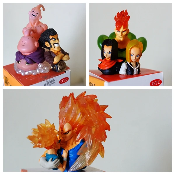 

3pcs/lot PVC Japanese original anime figure dragon ball action figure set collectible model toy for boys