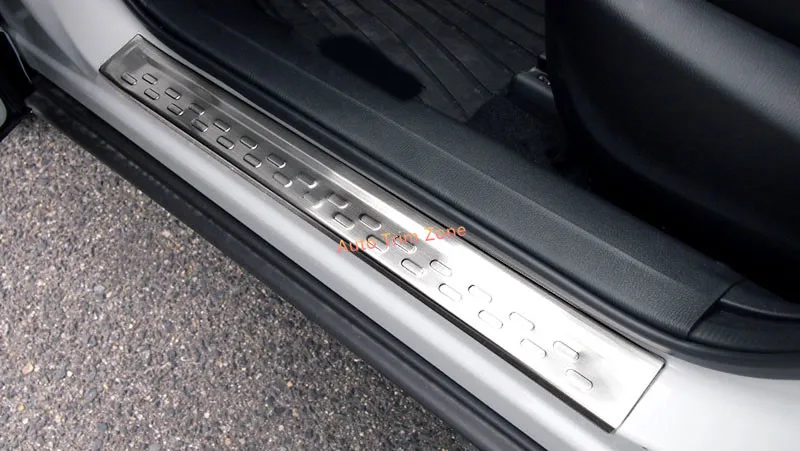 4 PCS Exterior Door Sill Plate Cover Trim for Mazda CX 3